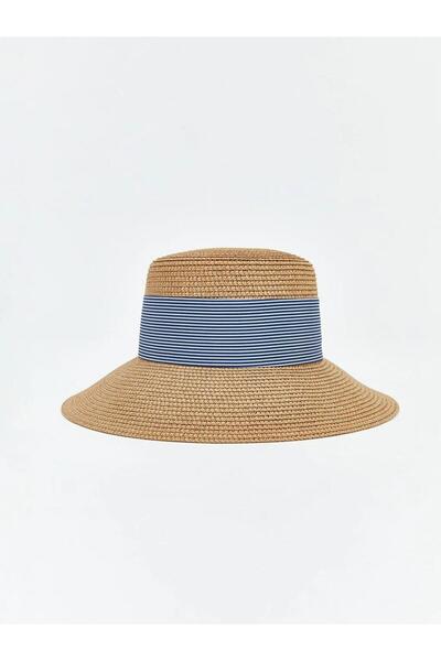 LC Waikiki Women's Straw Fedora Hat (S6)