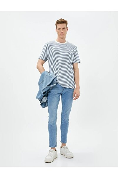 Koton Pantaloni de blugi pentru bărbați Michael 6Sam40063Nd OPEN INDIGO