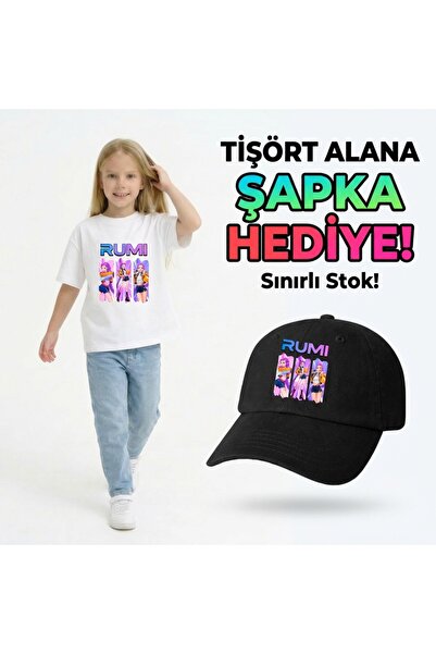 barsdepo DEMON HUNTERS RUMİ B cu imprimeu Set tricou și șapcă cadou |   Calit...