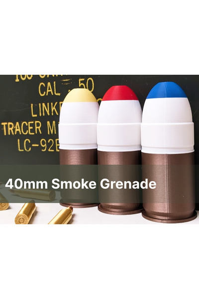 Titrek Toys 40mm Sis Bombası Mühimmatı - 40mm Smoke Grenade Round (Replika Ma...