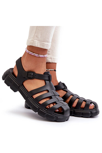 BOTO Sandale damă din spumă Roman Black Gasaria 37