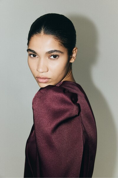 H&M Kabarık Kollu Bluz