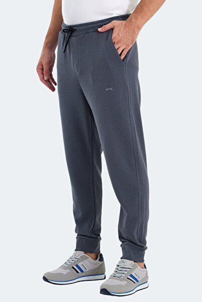 Slazenger Onionix I Men's Pocketed Dark Gray Camouflage Sweatpants