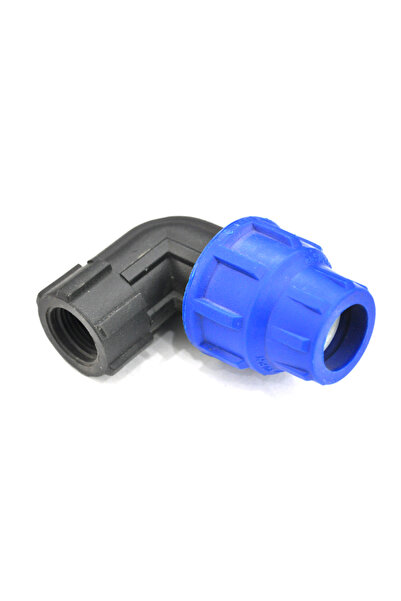 regata Cot de compresie HDPE cu filet interior 90° 25 mm x 1/2"