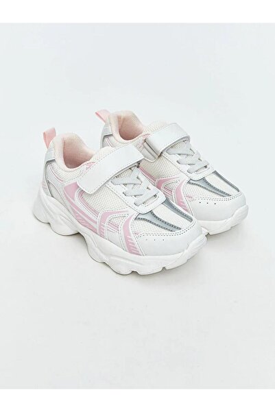 LC Waikiki Lace-Up and Velcro Girls' Sports Shoes (S6)