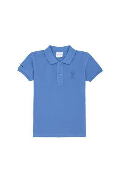 U.S. Polo Assn. Boys' Blue Polo Shirt With Discreet Logo