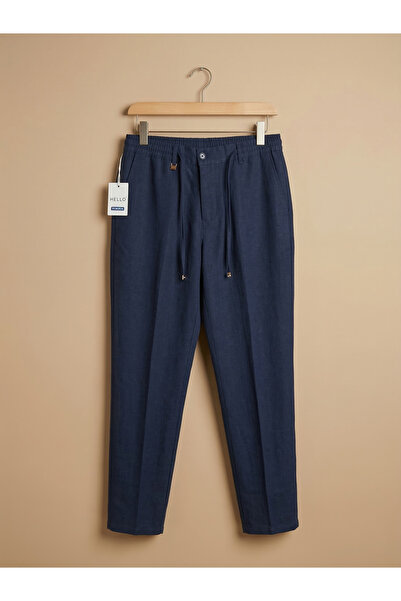 kastrioti Regular Fit Jogger Pants Linen Trousers