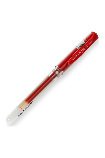 Uni Ball UM-153 Signo Broad Kırmızı Roller İmza Kalemi (1,0mm)