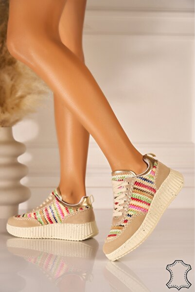 Joana Γυναικεία Αθλητικό παπούτσι Jaylir από Σουέτ Δερμάτινο , 36