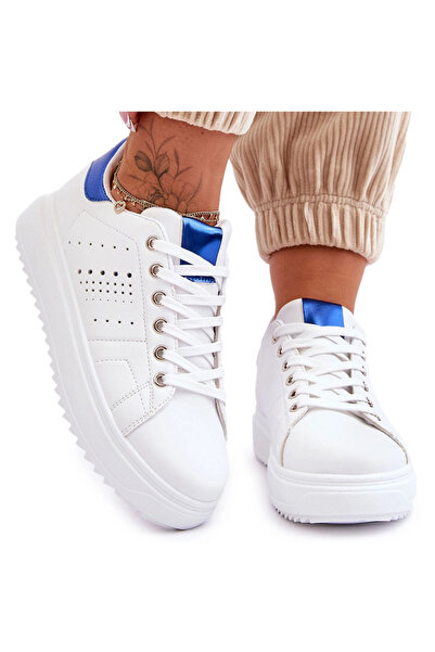 BOTO Women's Sport Shoes Blue and White Be First! 38