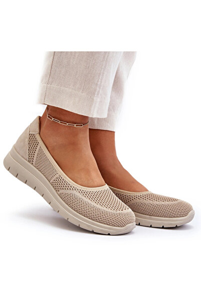 Evento Balerini bej cu platformă și platformă Aviaba 41