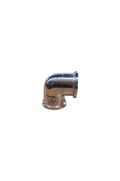 regata Racord cot din alamă cromată, filet interior 1/2", Premium (Regata)