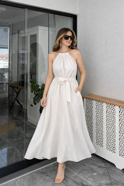 AYZEY Summer Dress with Chain Detail