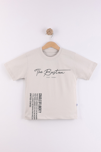 Entel Children's 100% Cotton Premium Boston Printed T-Shirt