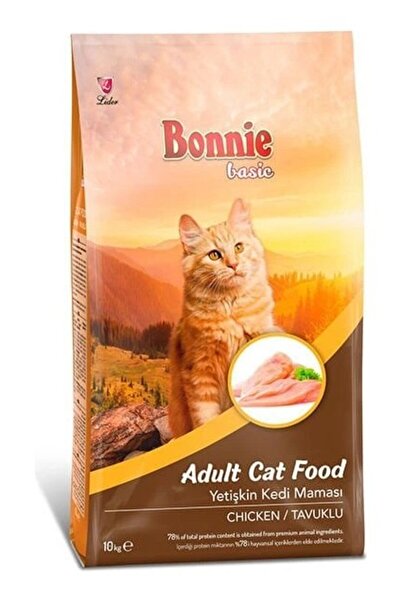 Bonnie Ashwork Basic Tavuklu Yetişkin Kedi Maması 10 kg 587455
