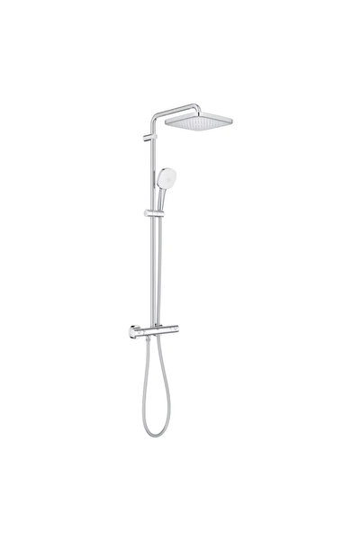 Grohe Coloana de dus Tempesta 250 Cube cu baterie termostatata crom lucios