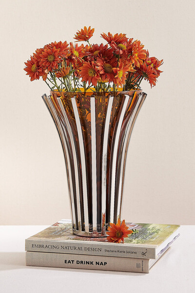 Paşabahçe Zırhlı Vazo Amber