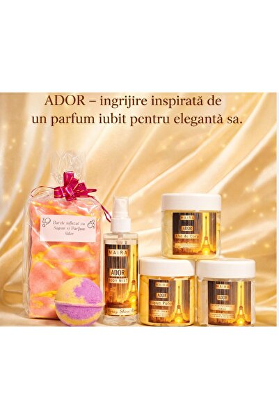 MAIRA COSMETICS MAIRA ADOR Body Set – 6 Products, Rose and Musk - 2in1 Scrub,...