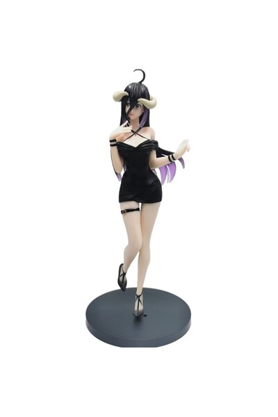 Butic Anime Overlord Albedo Kawaii Hediyelik Süs Biblo Figür Anime Kızı Figür