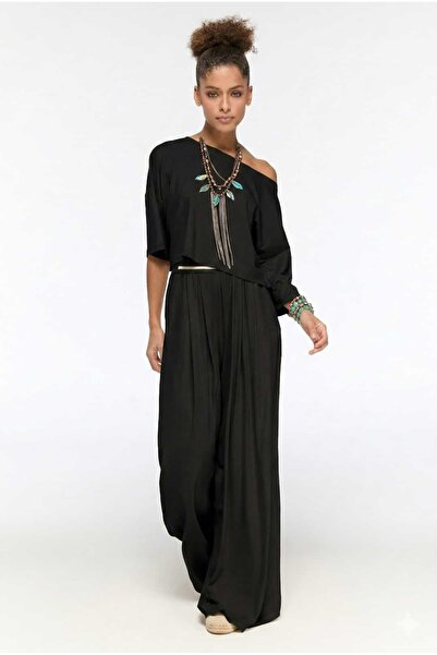 LAMANTE Dokuma Desenli Crop