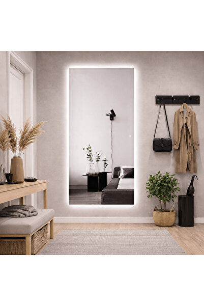 LedCorp Oglindă de hol LED premium 70×180 cm, tactilă, 3 tipuri de lumină - c...