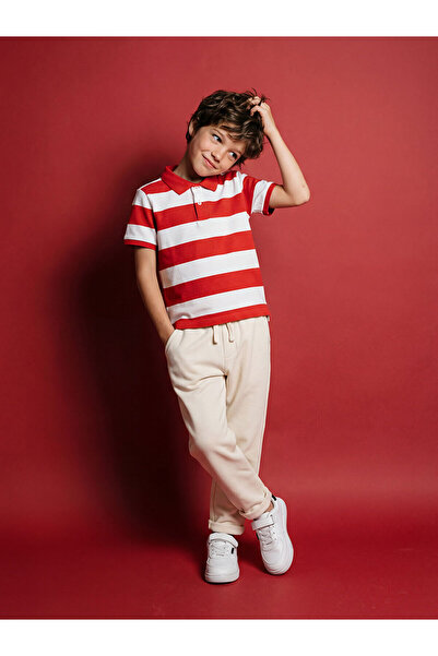 LC Waikiki Özmarka Нови панталони с еластична талия за момчета