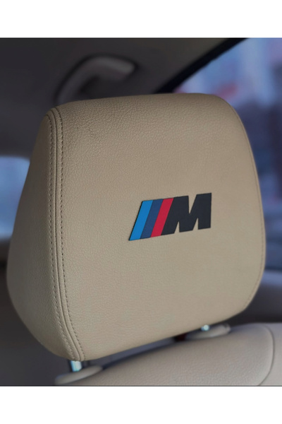 Logodizayn BMW M KOLTUK LOGO DERİ YAPIŞTIRMA