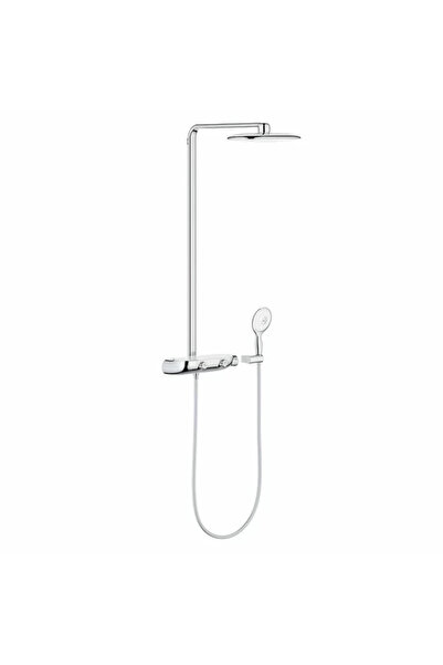 Grohe Coloana de dus cu baterie termostatata crom - alb RainShower System Sma...