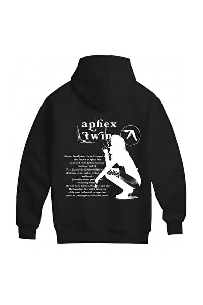 SVART WEAR Aphex Twin Unisex Oversize 100% Βαμβακερό Φούτερ