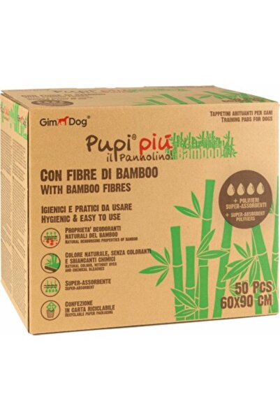 Gimdog Pupi Piu Bamboo Köpek Çiş Eğitim Pedi 60X90CM (50'li)