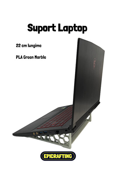 Epic Crafting Laptop support PLA Green Marble 22cm