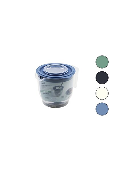 OEM Colorful Double Lid Mixer Bowl Silicone - Plastic 2200ml - 9 Cups Non-Sli...