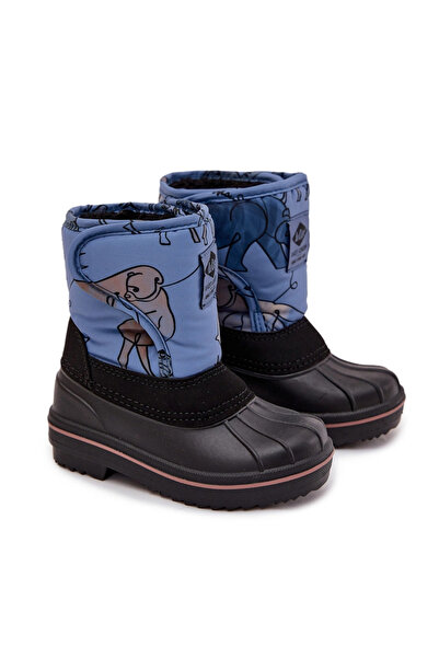 Lee Cooper Children's snow boots with Velcro LCJ-25-10-3774 Blue 25