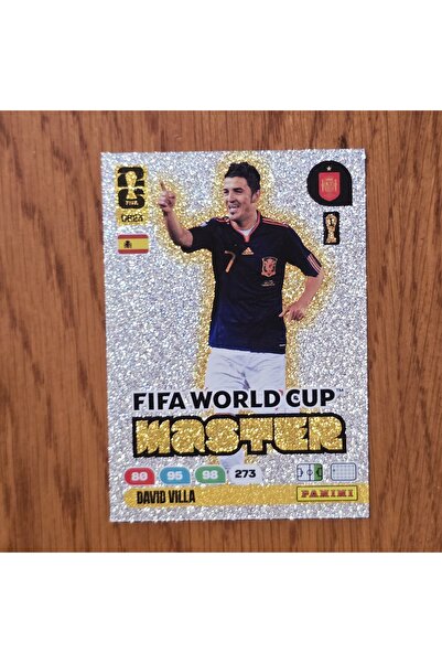 Panini بطاقة لعبة FWC 2048 ديفيد فيلا إسبانيا لكأس العالم