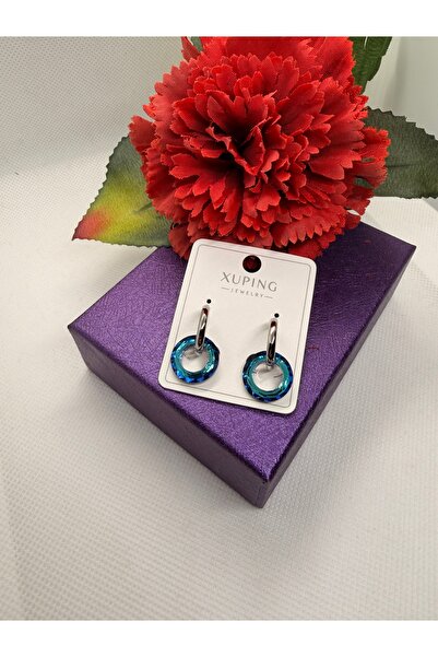 XUPING JEWELRY Jeweler's Series Ring End Ring Model Steel Earrings