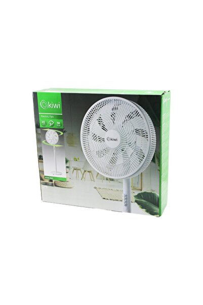 Go İthalat KİWİ KFAN-7627 41CM 50W EV TİPİ AYAKLI VANTİLATÖR 3-KADEME HIZ 9-P...