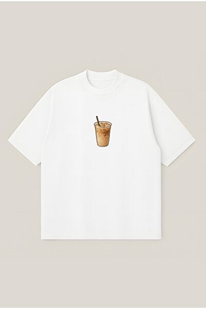 PURE POWER Iced Coffee Lover Boxy Fit Oversized Unisex 100% Cotton Pack Tshir...