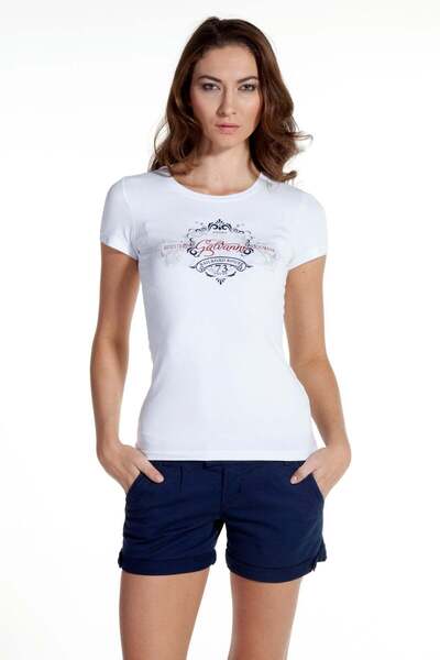 Galvanni Women's T-Shirt - Cruala White