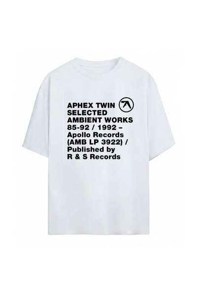 SVART WEAR Aphex Twin Unisex Oversized 100% Cotton Pack T-Shirt