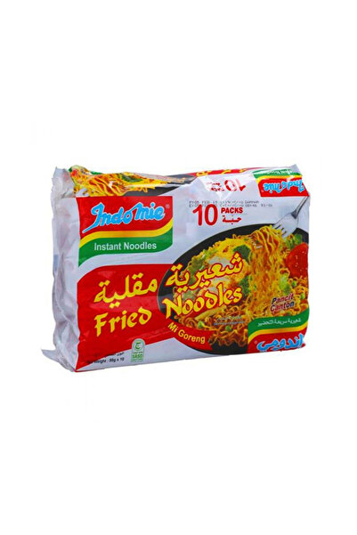 İndomie نودلز مقلية 10 × 80 غرام