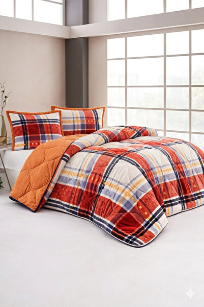 MUK's Σετ Παπλωμάτων Premium Διπλής Όψης 220x240 εκ. με Μαξιλαροθήκες 50x70 εκ.