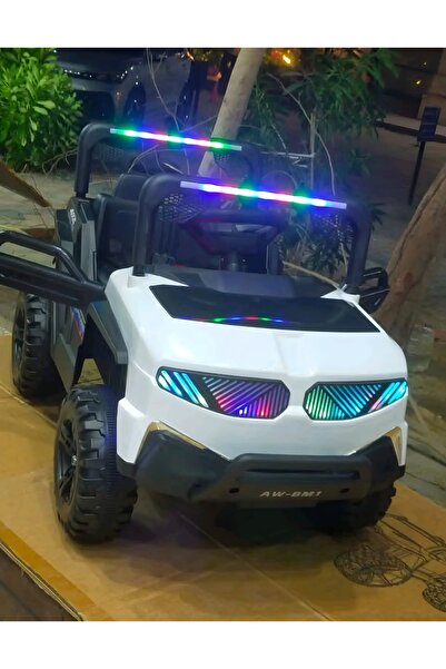 My modern game 12V electric children's car with remote control, lights and mu...