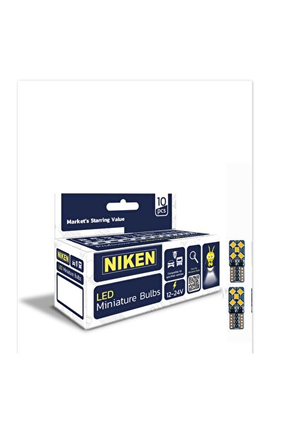 GUMUSONLINE Niken 2 Adet Turuncu T10 Park plaka tavan ampülü 12 volt