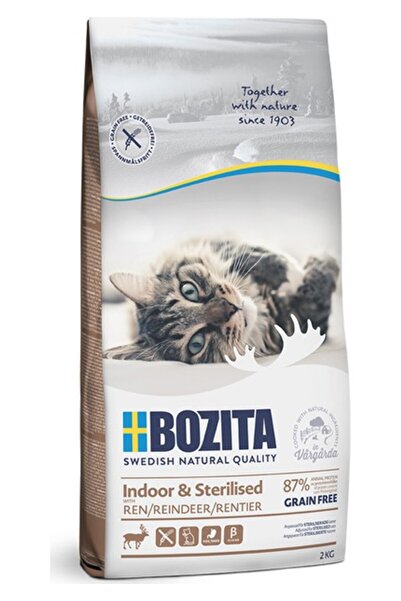 Bozita Adult Yetişkin Kısırlaştırılmış Geyik Etli Kedi Maması 2 kg
