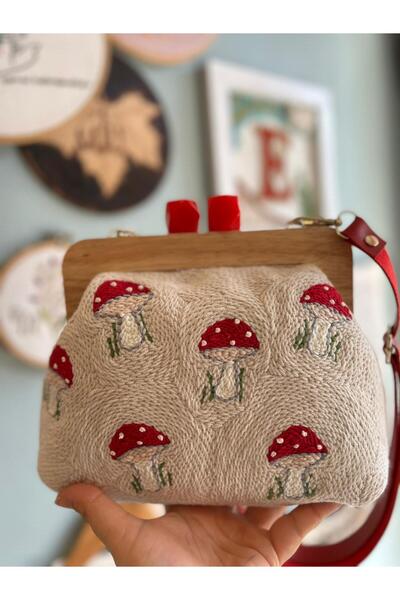 Craft Craftsis Punch İşleme Ahşap Burslu Çanta