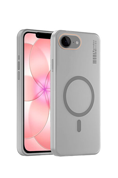 Syndee Apple iPhone 17e 5G 2026 Series Translucent Magsafe Raised Camera Lips...