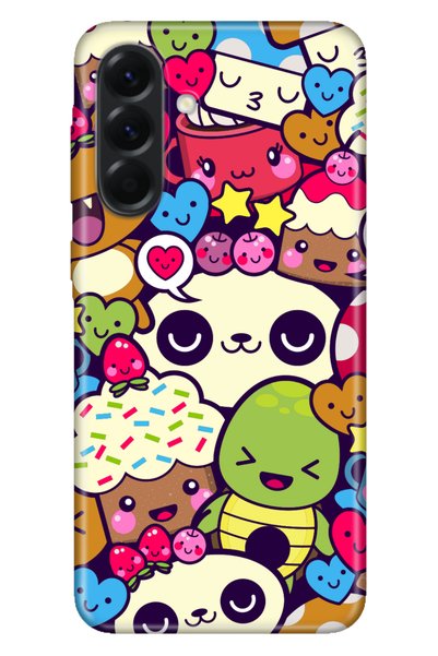 Cekuonline Galaxy A57 (Sm-A576B) Compatible Case Patterned Silicone Printed C...