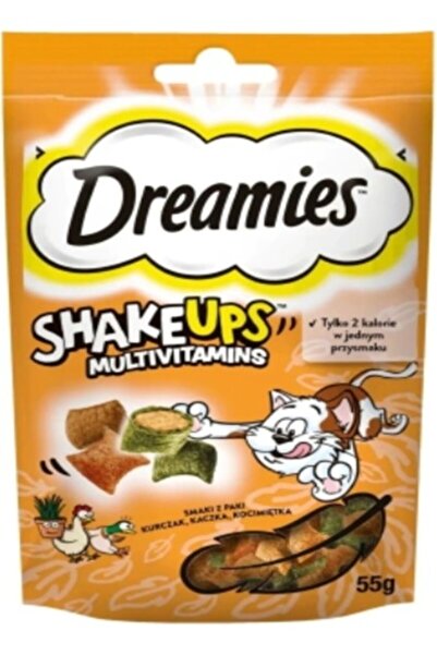Dreamies Ödül Maması Shakeups Tavuk Kedi Nanesi & Ördekli 55 gr