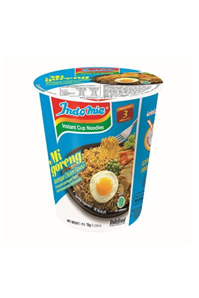 İndomie CUP NOODLES FRIED BBQ CHKN 75GM