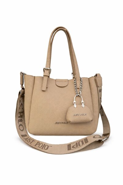 ÇANTAM GELSİN Just Polo Woman Soft Leather 3 Compartment Hand and Shoulder Ba...